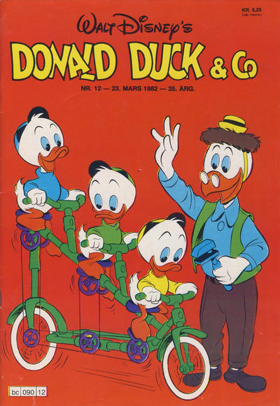 Cover for Donald Duck & Co (Hjemmet / Egmont, 1948 series) #12/1982