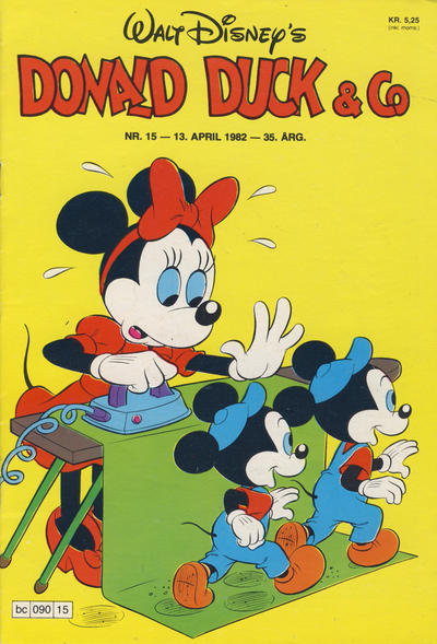Cover for Donald Duck & Co (Hjemmet / Egmont, 1948 series) #15/1982