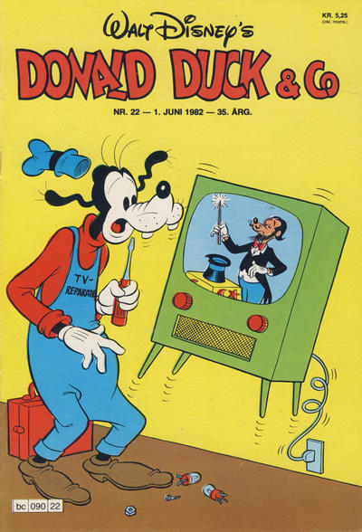 Cover for Donald Duck & Co (Hjemmet / Egmont, 1948 series) #22/1982
