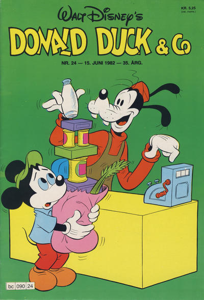 Cover for Donald Duck & Co (Hjemmet / Egmont, 1948 series) #24/1982