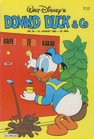 Cover for Donald Duck & Co (Hjemmet / Egmont, 1948 series) #35/1982