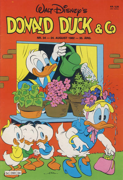 Cover for Donald Duck & Co (Hjemmet / Egmont, 1948 series) #34/1982