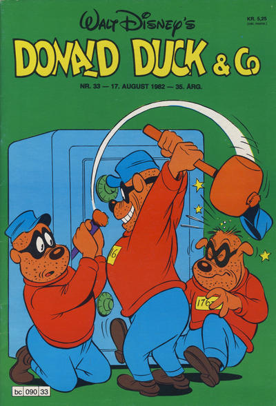 Cover for Donald Duck & Co (Hjemmet / Egmont, 1948 series) #33/1982