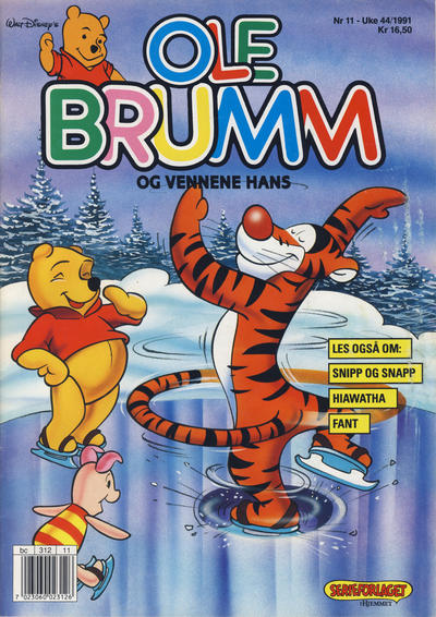 Cover for Ole Brumm (Hjemmet / Egmont, 1981 series) #11/1991
