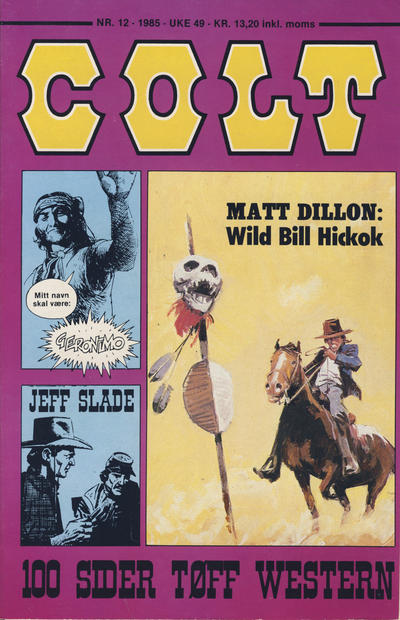 Cover for Colt (Semic, 1978 series) #12/1985