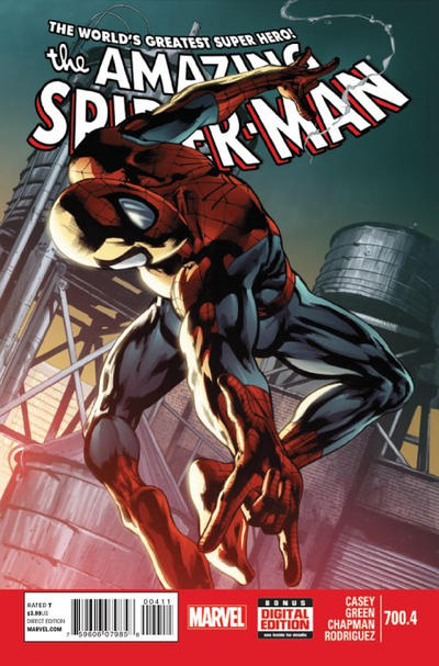Cover for The Amazing Spider-Man (Marvel, 1999 series) #700.4