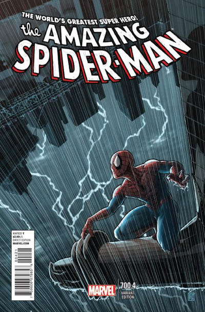 Cover for The Amazing Spider-Man (Marvel, 1999 series) #700.4 [Variant Edition - John Tyler Christopher Cover]