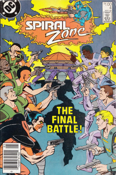 Cover for Spiral Zone (DC, 1988 series) #4 [Newsstand]