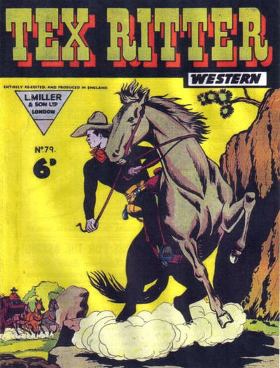 Cover for Tex Ritter Western (L. Miller & Son, 1951 series) #79