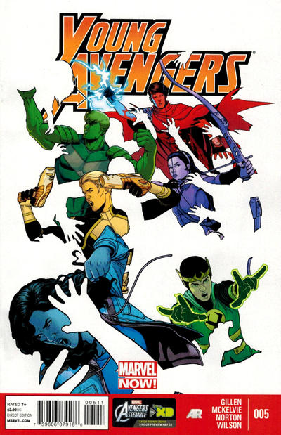 Cover for Young Avengers (Marvel, 2013 series) #5