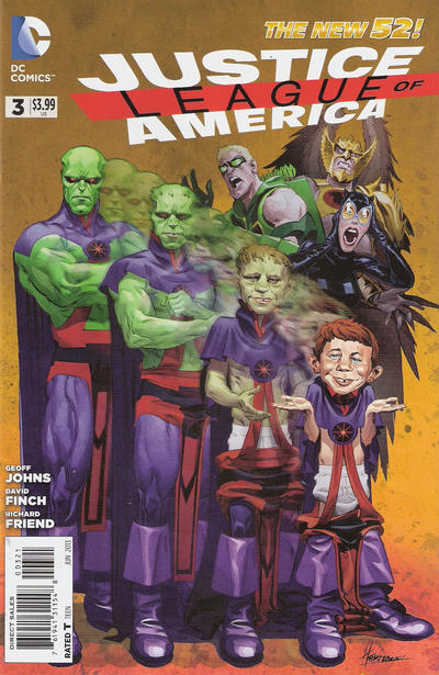 Cover for Justice League of America (DC, 2013 series) #3 [MAD Magazine Cover]