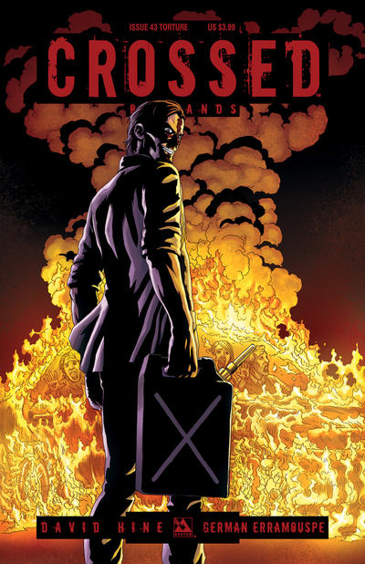 Cover for Crossed Badlands (Avatar Press, 2012 series) #43 [Torture Variant Cover by Jacen Burrows]
