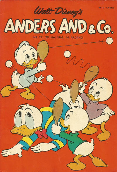 Cover for Anders And & Co. (Egmont, 1949 series) #22/1962