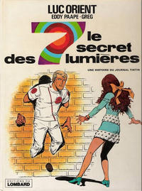 Cover Thumbnail for Luc Orient (Le Lombard, 1969 series) #6 - Le secret des 7 lumières 