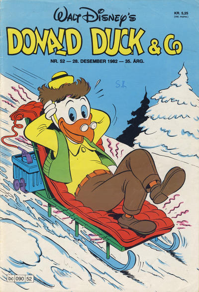 Cover for Donald Duck & Co (Hjemmet / Egmont, 1948 series) #52/1982