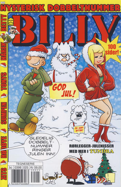 Cover for Billy (Hjemmet / Egmont, 1998 series) #25-26/2013