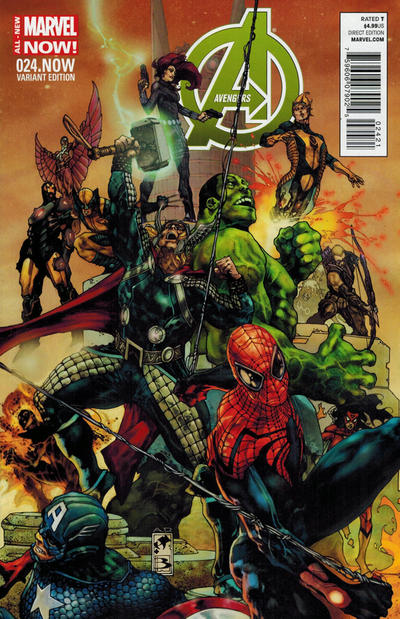 Cover for Avengers (Marvel, 2013 series) #24.NOW [Simone Bianchi Variant]