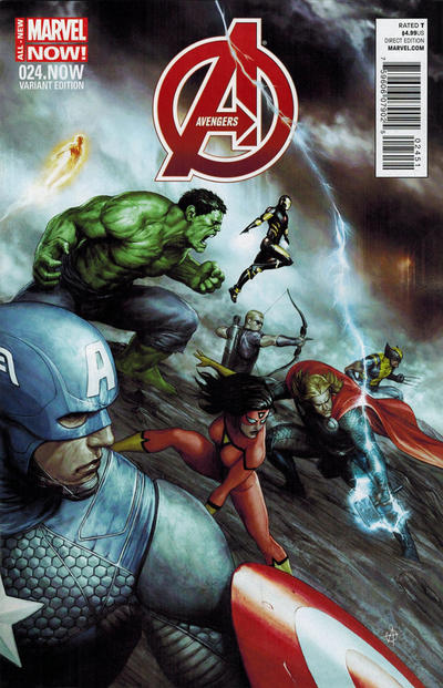 Cover for Avengers (Marvel, 2013 series) #24.NOW [Agustin Alessio Variant]
