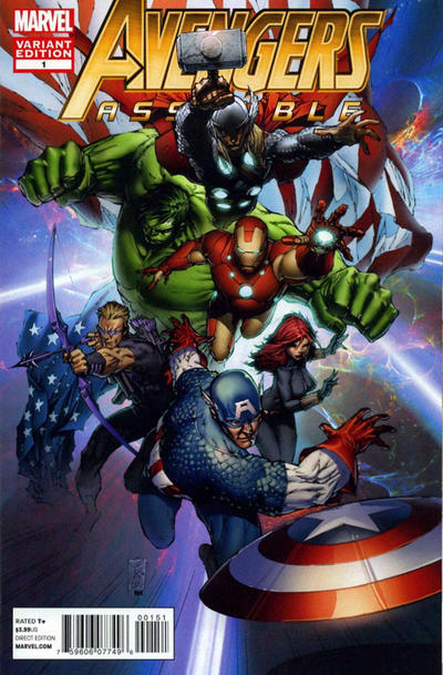Cover for Avengers Assemble (Marvel, 2012 series) #1 [Variant Cover by Marc Silvestri]