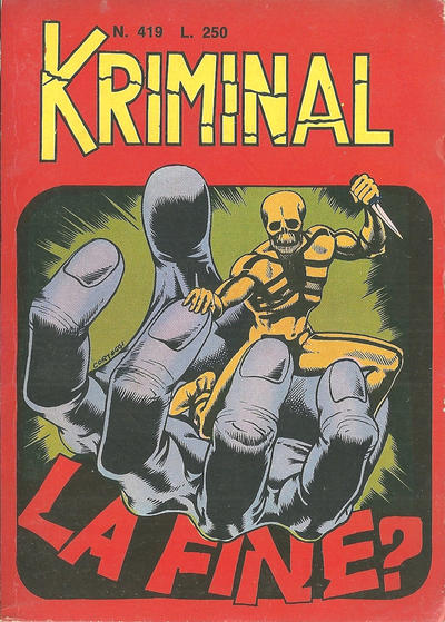 Cover for Kriminal (Editoriale Corno, 1964 series) #419