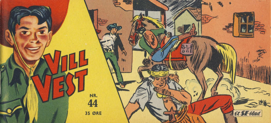Cover for Vill Vest (Serieforlaget / Se-Bladene / Stabenfeldt, 1953 series) #44/1959