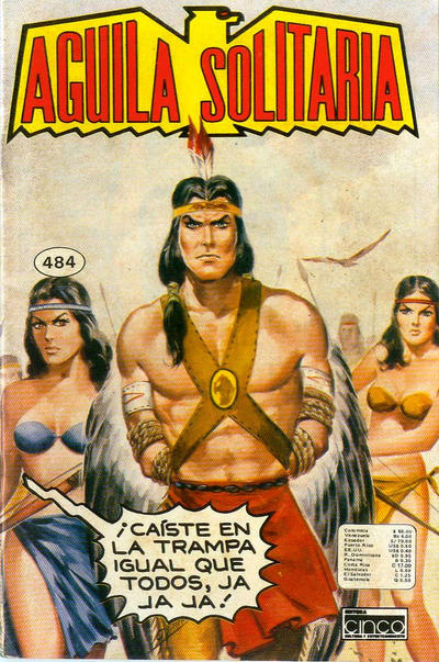 Cover for Aguila Solitaria (Editora Cinco, 1976 series) #484