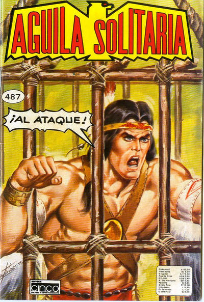 Cover for Aguila Solitaria (Editora Cinco, 1976 series) #487
