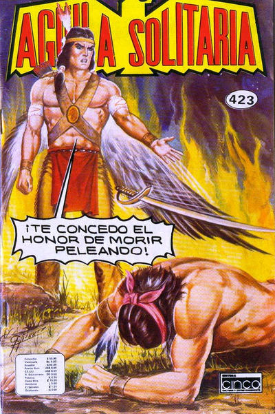 Cover for Aguila Solitaria (Editora Cinco, 1976 series) #423