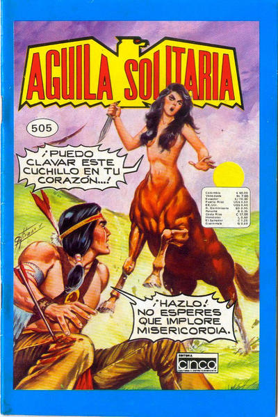 Cover for Aguila Solitaria (Editora Cinco, 1976 series) #505