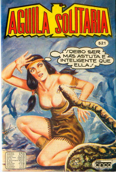 Cover for Aguila Solitaria (Editora Cinco, 1976 series) #521