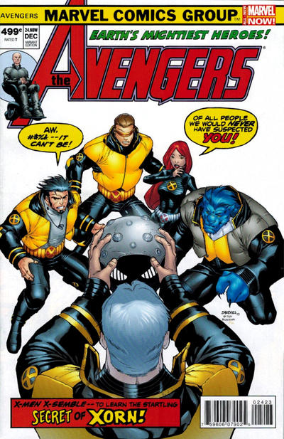 Cover for Avengers (Marvel, 2013 series) #24.NOW [XCA Carlo Barberi Variant]