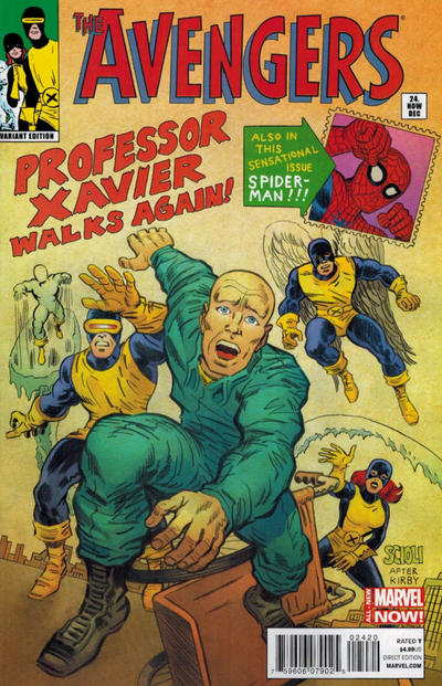 Cover for Avengers (Marvel, 2013 series) #24.NOW [XCA Tom Scioli Variant]