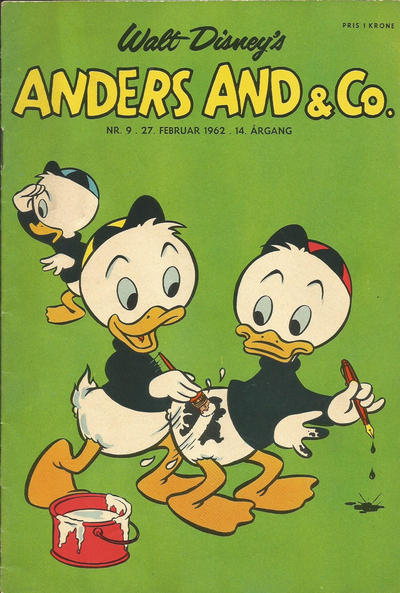 Cover for Anders And & Co. (Egmont, 1949 series) #9/1962