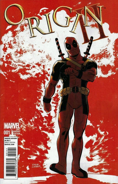Cover for Origin II (Marvel, 2014 series) #1 [Deadpool Variant by Steve Lieber]