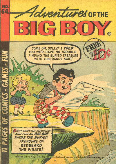 Cover for Adventures of the Big Boy (Webs Adventure Corporation, 1957 series) #64 [West]