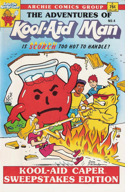 Cover for The Adventures of Kool-Aid Man (Archie, 1987 series) #4