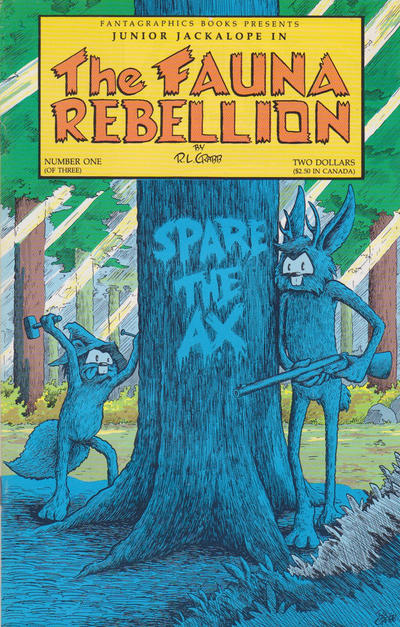 Cover for The Fauna Rebellion (Fantagraphics, 1990 series) #1