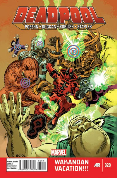 Cover for Deadpool (Marvel, 2013 series) #20