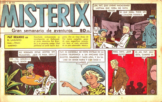 Cover for Misterix (Editorial Abril, 1948 series) #287