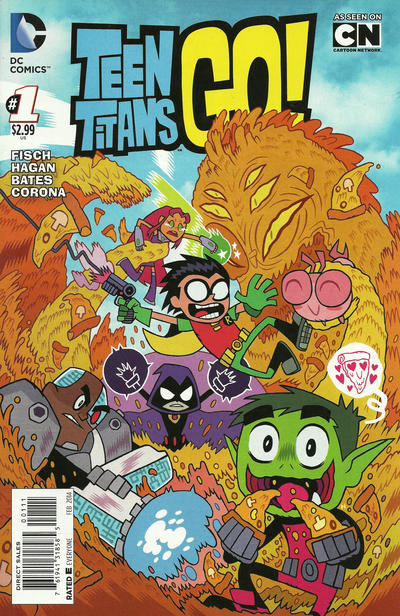 Cover for Teen Titans Go! (DC, 2014 series) #1 [Direct Sales]