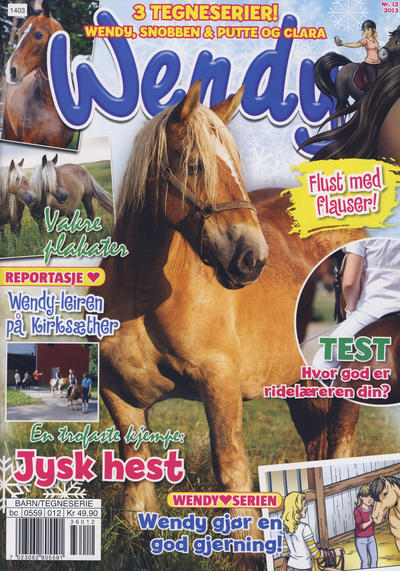 Cover for Wendy (Hjemmet / Egmont, 1994 series) #12/2013