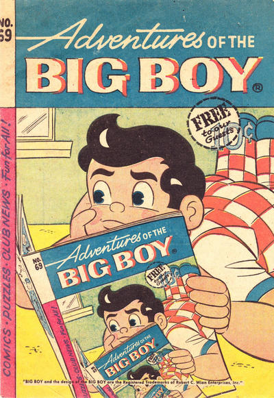 Cover for Adventures of the Big Boy (Webs Adventure Corporation, 1957 series) #69 [West]