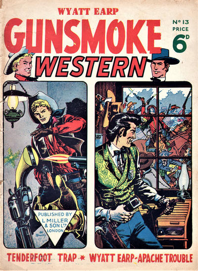 Cover for Gunsmoke Western (L. Miller & Son, 1955 series) #13