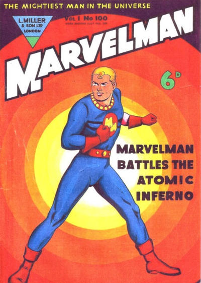 Cover for Marvelman (L. Miller & Son, 1954 series) #100