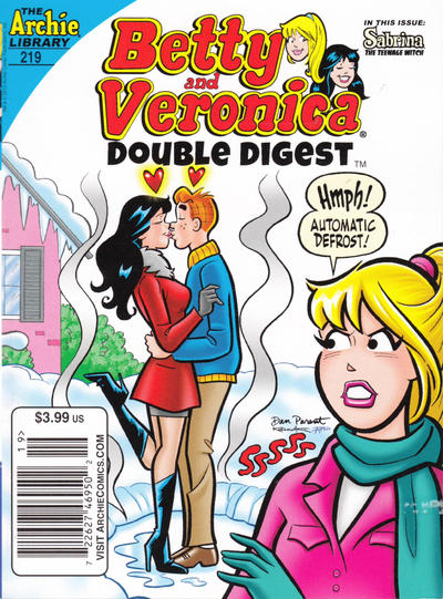 Cover for Betty & Veronica (Jumbo Comics) Double Digest (Archie, 1987 series) #219 [Newsstand]