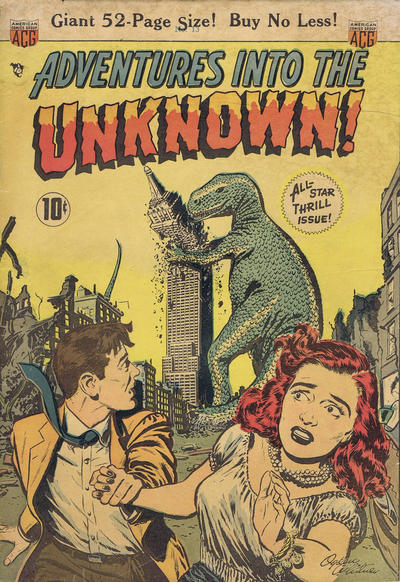 Cover for Adventures into the Unknown (Export Publishing, 1950 ? series) #13