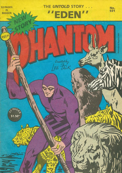 Cover for The Phantom (Frew Publications, 1948 series) #931 [reprint]