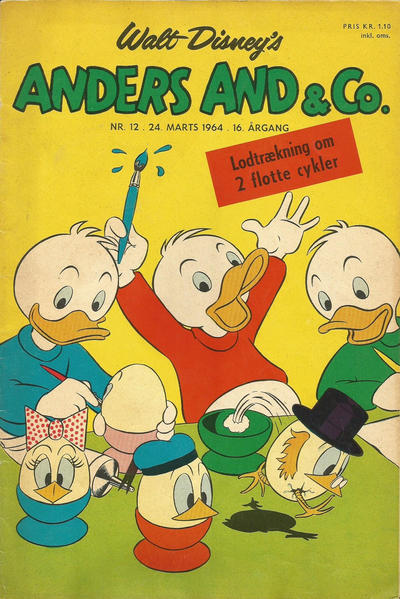 Cover for Anders And & Co. (Egmont, 1949 series) #12/1964