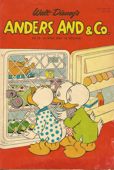 Cover for Anders And & Co. (Egmont, 1949 series) #15/1964