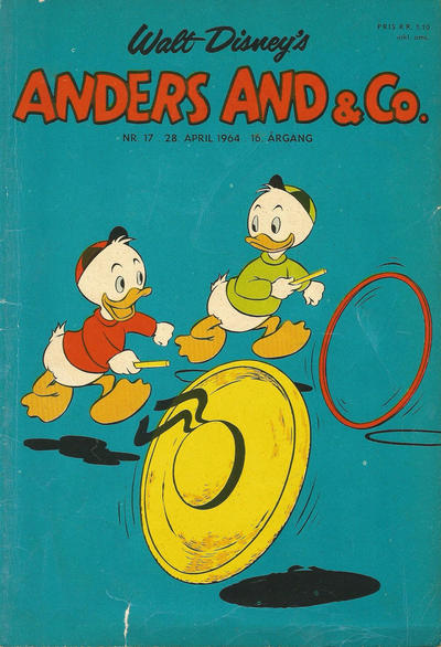 Cover for Anders And & Co. (Egmont, 1949 series) #17/1964